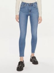 Lee Jeansy Foreverfit 112348936 Niebieski Skinny Fit. Niebieskie jeansy damskie Lee. Za 199.99 zł.