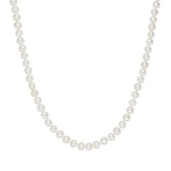 Lulu & Jane Łańcuszek Perła hodowlana słodkowodna Biały Naszyjniki 1 ct Damski. Białe naszyjniki damskie Lulu & Jane. Za 519.99 zł.