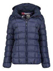 Geographical Norway Kurtka pikowana "Babette" w kolorze granatowym rozmiar: XXL. Niebieskie kurtki damskie Geographical Norway, xxl, bez wzorów, bez kaptura. Za 243.27 zł.