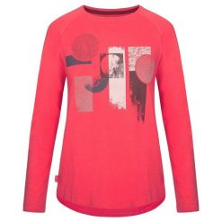 Damska koszulka Loap Abenka w kolorze różowym. Czarne t-shirty damskie LOOP, uniwersalny, bez wzorów, z bawełny, bez kołnierzyka. Za 146.99 zł.