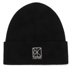 Czapka Calvin Klein. Czarne czapki zimowe damskie CALVIN KLEIN. Za 169.99 zł.