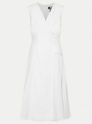 DKNY Sukienka koktajlowa DD4A1519 Écru Regular Fit. Sukienki damskie DKNY, bez wzorów, z syntetyku, wizytowe, bez kołnierzyka, bez ramiączek. Za 1,209.00 zł.