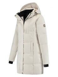 TRAVELIN' Parka "Rayna" w kolorze białym rozmiar: XXL. Białe parki damskie Travelin', s, bez wzorów. Za 287.51 zł.