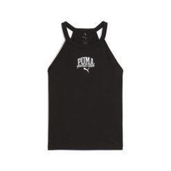 Damska krótka koszulka bez rękawów PUMA CLASS o wąskim kroju PUMA Black. Czarne bluzki sportowe damskie Puma, m, z bawełny, bez kołnierzyka, bez ramiączek. Za 190.00 zł.
