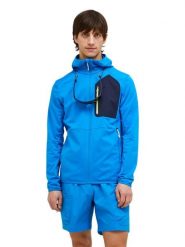 Bluza Peak Performance męska Utility Light Zip Hood niebieska - L. Niebieskie bluzy bez kaptura męskie Peak Performance, l, z bawełny. Za 659.00 zł.
