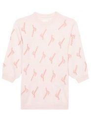 Guess Sweter K5BK15 Z0870 Różowy Regular Fit. Czerwone swetry dziewczęce Guess, z aplikacjami, z syntetyku, bez kołnierzyka. Za 259.99 zł.