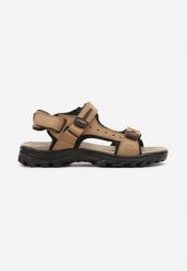 Brązowe Sportowe Sandały Zapinane na Rzep Gramagia. Brązowe sandały męskie Born2be, bez zapięcia. Za 139.99 zł.
