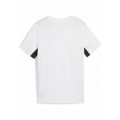 Młodzieżowa koszulka Active Sports z grafiką PUMA White. Biała bluzki damskie Puma, m, bez wzorów, z gumy, młodzieżowe, bez kołnierzyka, bez ramiączek. Za 99.00 zł.