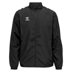 Kurtka Hummel Micro Zip. Czarne kurtki damskie HUMMEL, m, bez wzorów, z materiału, bez kaptura. Za 215.35 zł.