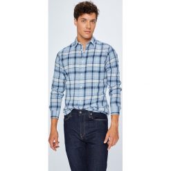 Premium by Jack&Jones - Koszula. Niebieskie koszule męskie Premium by Jack&Jones, l, bez wzorów, z bawełny, bez kołnierzyka, bez ramiączek. W wyprzedaży za 139.90 zł.
