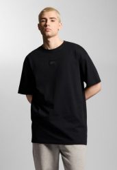 Koszulka sportowa męska Prosto Jacquard Label z krótkim rękawem. Czarne t-shirty sportowe męskie Prosto., m, z bawełny, bez ramiączek. Za 164.99 zł.