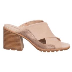 Sorel Nadia Mule Naturalna brązowa skóra naturalna brązowa. Brązowe kapcie damskie Sorel, ze skóry. Za 496.99 zł.