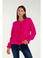 Tamba Kardigan w kolorze różowym rozmiar: 36/38. Różowe kardigany damskie Tamba, bez wzorów, z wełny. Za 139.20 zł.