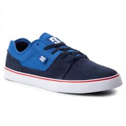 Tenisówki DC - Tonik 302905 Navy. Niebieskie trampki i tenisówki męskie DC, bez wzorów, z gumy, bez zapięcia. W wyprzedaży za 189.00 zł.