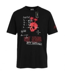 T-shirt męski Diesel T-Just-B61, czarny, bawełniany, krótki rękaw. Czarne t-shirty męskie Diesel, m, bez wzorów, z bawełny, bez kołnierzyka. Za 248.99 zł.