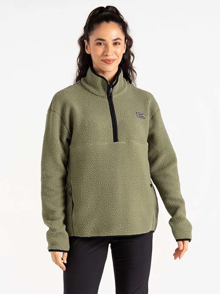 Dare 2b Bluza polarowa "Slide Out" w kolorze khaki rozmiar: 42. Brązowe bluzy bez kaptura damskie Dare 2b, z polaru. Za 165.71 zł.