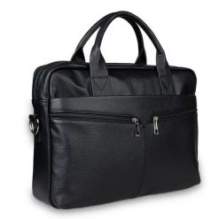 Torba skórzana Pavone Nero Palermo 2492 BL. Czarne torby na laptopa damskie Pavone Nero, bez wzorów, z materiału. Za 679.99 zł.
