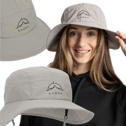Kapelusz KADVA Hiker Hat regulowany. Szare kapelusze damskie KADVA, bez wzorów. Za 99.99 zł.