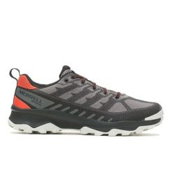 Buty trekkingowe Merrell Speed Eco Waterproof. Czarne buty trekkingowe męskie MERRELL, z materiału, bez zapięcia, trekkingowe. W wyprzedaży za 515.50 zł.