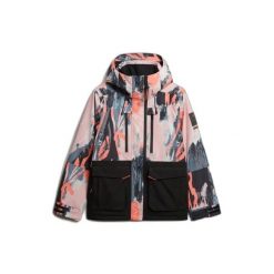 Damska kurtka narciarska Superdry Ultimate Freestyle. Czerwone kurtki damskie Superdry., na zimę, bez wzorów, bez kaptura. Za 1,173.10 zł.