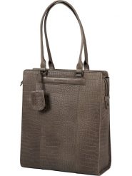 Burkely Skórzana torebka "Casual Carly" w kolorze szarym - 33,5 x 39 x 12 cm rozmiar: onesize. Szare torby na laptopa damskie Burkely, bez wzorów, z materiału. Za 354.95 zł.