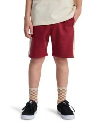 Spodenki dresowe dla Chłopcy KNOWLEDGE AREA Czerwony. Czerwone szorty męskie Quiksilver, z bawełny, bez kołnierzyka. Za 70.00 zł.