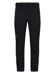 Haglöfs Spodnie softshellowe w kolorze czarnym rozmiar: 54. Czarne spodnie materiałowe męskie Haglöfs, bez wzorów, z poliamidu, sportowe. Za 403.69 zł.