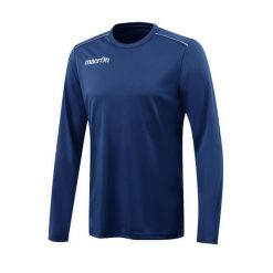 Koszulka treningowa Macron rigel. Niebieskie t-shirty sportowe męskie Macron, m, z materiału, bez ramiączek, na fitness i siłownię. Za 120.50 zł.