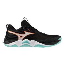 Buty halowe Mizuno Wave Momentum Elite. Czarne obuwie do biegania damskie Mizuno, mizuno wave. Za 723.10 zł.
