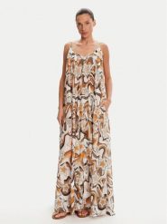Devotion TWINS Sukienka letnia Athina 025.385G Kolorowy Loose Fit. Sukienki damskie Devotion Twins, na lato, bez wzorów, z bawełny, bez kołnierzyka, bez ramiączek. Za 1,089.00 zł.