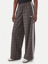 Adidas Spodnie dresowe Advanced Archive LG3958 Brązowy Wide Fit. Brązowe spodnie dresowe damskie Adidas, m, bez wzorów, z dresówki. Za 349.99 zł.