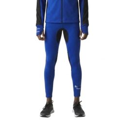 Legginsy męskie Lacoste sportowe treningowe niebieskie. Niebieskie spodnie sportowe męskie Lacoste, z materiału. Za 265.76 zł.