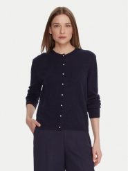 United Colors Of Benetton Kardigan 1002D501U Granatowy Regular Fit. Niebieskie kardigany damskie United Colors Of Benetton, s, bez wzorów, z wełny. Za 369.99 zł.