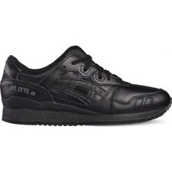 Czarne Buty Asics Gel-Lyte Iii W HL6A2-9090. Czarne buty sportowe na co dzień damskie Asics, bez wzorów, z materiału, Asics Gel Lyte. W wyprzedaży za 459.00 zł.