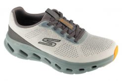 Buty sportowe męskie, Go Walk Glide-Step 2.0. Szare buty sportowe na co dzień męskie Skechers, z materiału, bez zapięcia, trekkingowe. Za 379.99 zł.