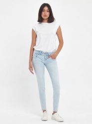 LTB Dżinsy "Julita" - Skinny fit - w kolorze błękitnym rozmiar: W33/L34. Niebieskie jeansy damskie LTB. Za 87.81 zł.