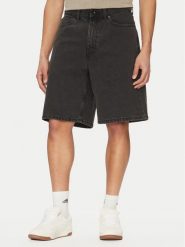 Vans Szorty jeansowe Check-5 VN000C9V Szary Baggy Fit. Szare szorty męskie Vans, z bawełny, bez kołnierzyka. Za 179.99 zł.