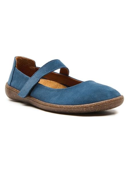 Comfortfusse Skórzane baleriny "Jeylo" w kolorze niebieskim rozmiar: 37. Niebieskie baleriny damskie Comfortfusse, bez wzorów, bez obcasa. Za 281.91 zł.