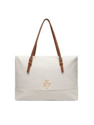 Beverly Hills Polo Club Torebka BHPC-C-014-07 Beżowy. Brązowe torebki klasyczne damskie Beverly Hills Polo Club, bez wzorów, z materiału, bez dodatków. Za 229.99 zł.