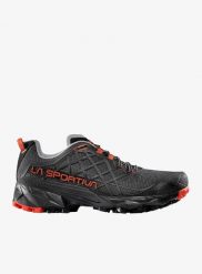 Buty trailowe męskie La Sportiva Akyra II. Brązowe buty trekkingowe męskie La Sportiva, bez zapięcia, outdoorowe. Za 670.99 zł.