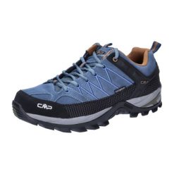 Buty trekkingowe męskie CMP Rigel Low Trekking Wp. Niebieskie buty trekkingowe męskie CMP, z materiału, bez zapięcia, trekkingowe. Za 399.99 zł.