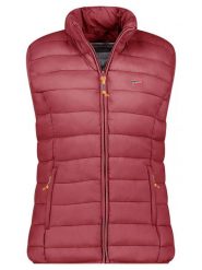 Geographical Norway Kamizelka pikowana "Vatikolor" w kolorze ciemnofioletowym rozmiar: XXL. Różowe kamizelki damskie Geographical Norway, xxl. Za 105.88 zł.