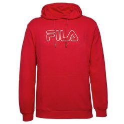 Bluza sportowa męska Fila Laban Hoody M. Czerwone bluzy sportowe męskie Fila, bez wzorów, sportowe, bez kołnierzyka, bez ramiączek. W wyprzedaży za 165.75 zł.