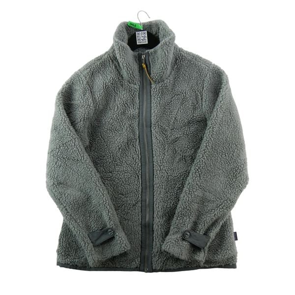 Second life - Kurtka polarowa damska Sherpa szara - Stan bardzo dobry. Szare kurtki damskie Patagonia, l, bez wzorów, z materiału, bez kaptura. Za 335.16 zł.