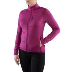 Bluza trekkingowa techniczna damska Viking Jukon na zamek. Czerwone bluzy z kapturem damskie VIKING, s, z dzianiny. Za 209.00 zł.