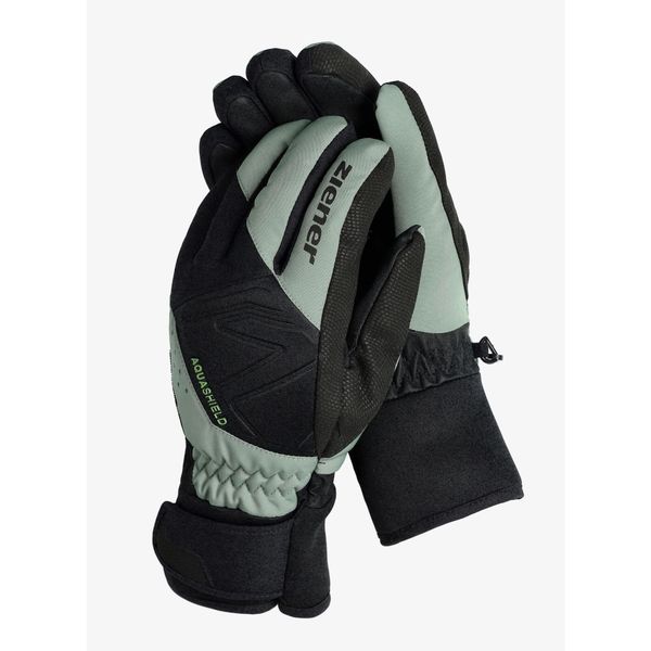 Rękawiczki narciarskie Ziener Gatis AS. Zielone rękawiczki męskie Ziener, na zimę, bez wzorów. Za 182.99 zł.