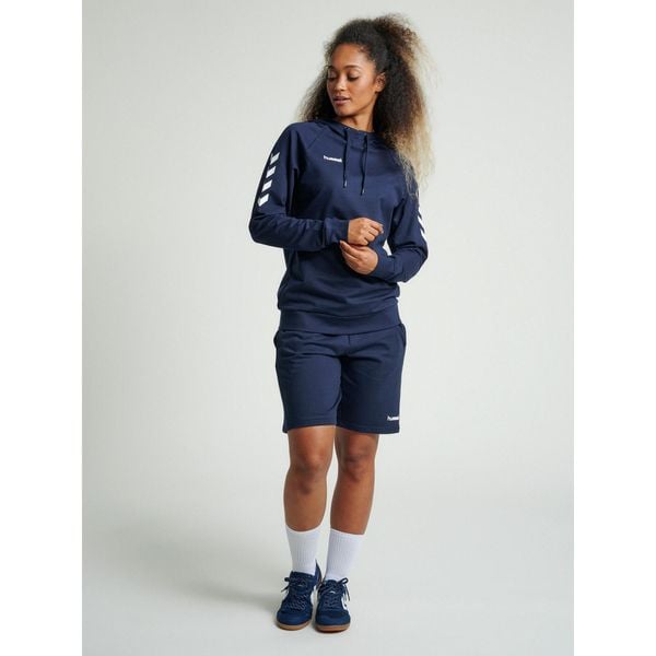 Bluza sportowa z kapturem damska Hummel Go Cotton Hoodie Woman. Niebieskie bluzy sportowe damskie HUMMEL, s. W wyprzedaży za 183.00 zł.