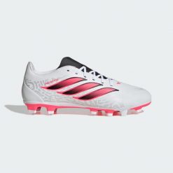 Buty piłkarskie na twarde podłoże i nawierzchnie mieszane Predator Club. Białe buty sportowe na co dzień damskie Adidas, bez wzorów, z materiału, do piłki nożnej. Za 259.00 zł.