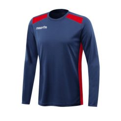 Koszulka treningowa Macron sirius. Czerwone t-shirty sportowe męskie Macron, xl, z materiału, bez ramiączek, na fitness i siłownię. Za 127.50 zł.