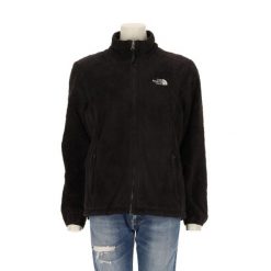 Second life - Damska czarna kurtka polarowa Osito TNF - Jak nowy. Czarne kurtki damskie The North Face, bez wzorów, z polaru, bez kaptura. Za 212.96 zł.